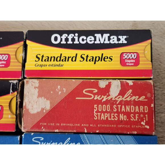 Standard Staples 50,000 Swingline OfficeMax Stanley Office Stapler Vintage - Picture 3 of 10